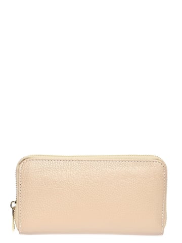 Roberta M  Beige Leather Wallet
