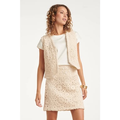Smashed Lemon Boho-chique gilet |