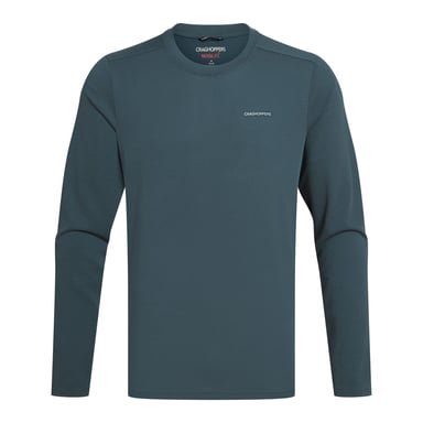 Craghoppers Mens Abel Nosilife Long-Sleeved T-Shirt (Blue Stone)