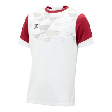 Umbro Kinder/Kindertrui (Wit/Nieuw Claret)