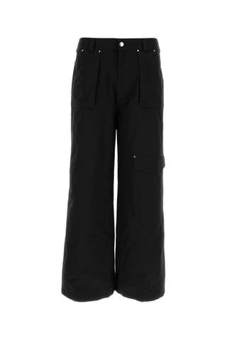 Black Cotton Cargo Pant