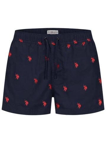 U.S. Polo Assn. men’s swim shorts with allover logo design