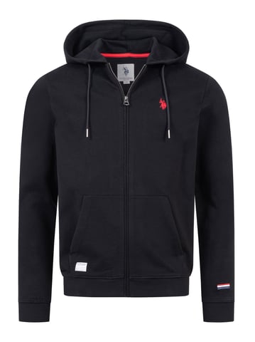 U.S. Polo Assn. men’s hooded sweat jacket made from 100% cotton