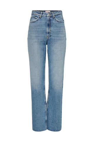 High Waist Straight Leg Jeans
