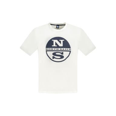 North Sails White Cotton Men's T-Shirt