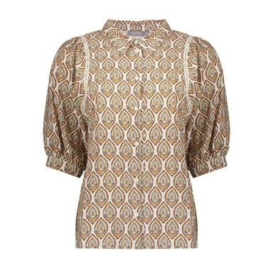 Geisha blouse 63196-20 718 /choclate brown