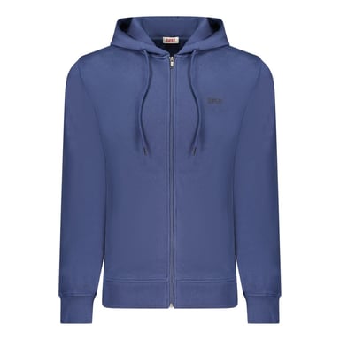 Rifle Blue Cotton Men's Hoodie