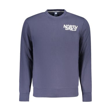 North Sails Blue Cotton Men's Sweatshirt