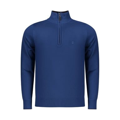 Coveri Moving Blue Viscose Men Sweater