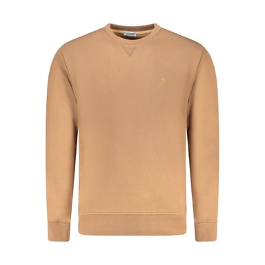 Coveri Moving Marrone Cotton Men Sweatshirt