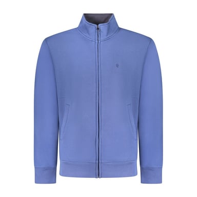 Coveri Moving Blu Cotton Men Sweatshirt