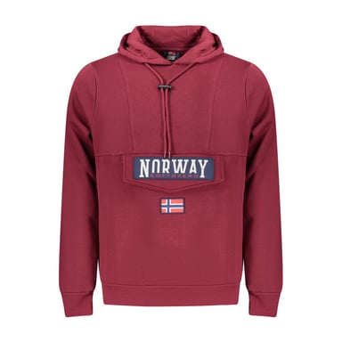 Norway 1963 Viola Cotton Men's Hooded Sweatshirt
