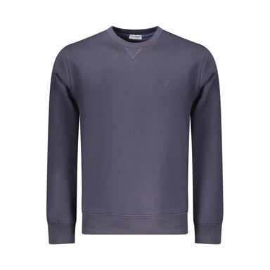 Coveri Moving Blue Cotton Men Sweatshirt