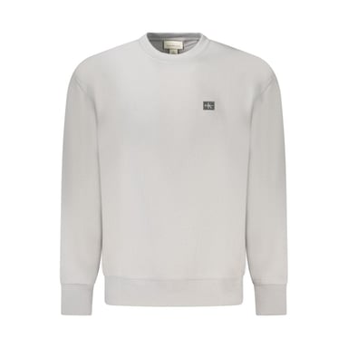 Calvin Klein  Grigio Cotton Men Sweatshirt