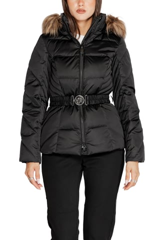 Hooded Puffer Jacket Black