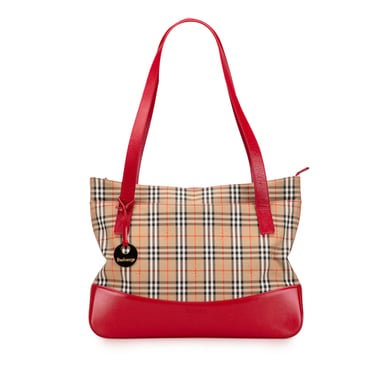 Begagnad Haymarket Check Canvas Tote
