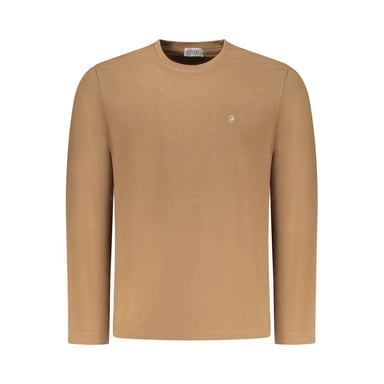 Coveri Moving Marrone Cotton Men T-Shirt