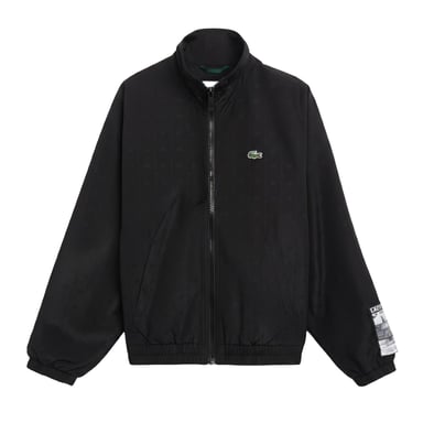 Lacoste Mens Cropped Track Jacket (Black)