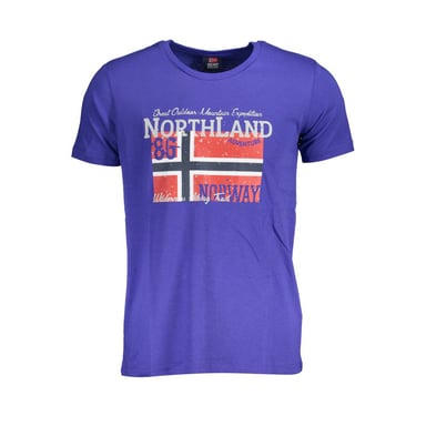 Norway 1963 Blu Cotton Men T-Shirt