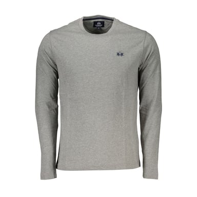 La Martina Grigio Bomull Herr T-shirt