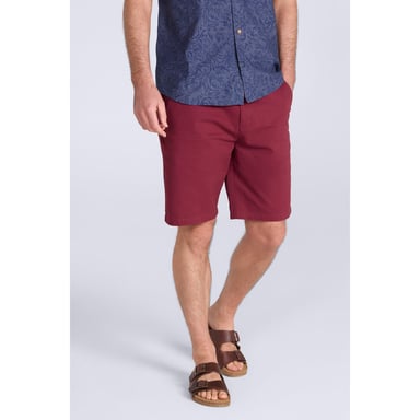 Mountain Warehouse Mens Organic Chino Shorts (Burgundy)