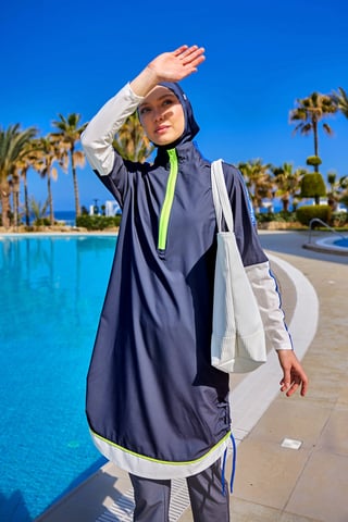 Fume Full Coverage Modest Swimwear Burkini Set