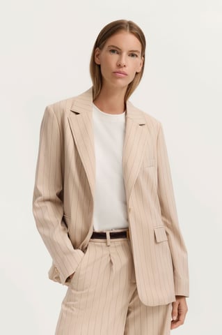 Bugatti Damen Blazer mit Reverskragen und Streifen