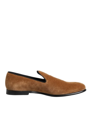 Dolce & Gabbana Bruna Mocka Slip-On Herrskor Formella Skor