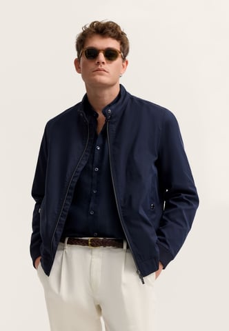 Bugatti Herren Blouson mit Strick-Einsätzen und Stretch