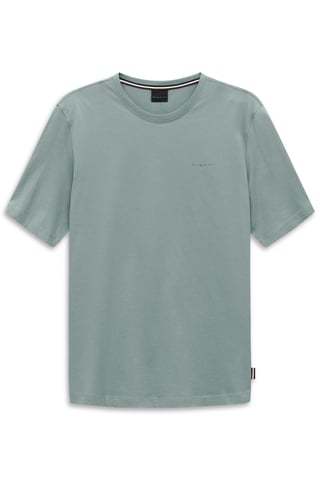 Bugatti Herren T-Shirt aus Baumwolle Modern Fit Rundhals