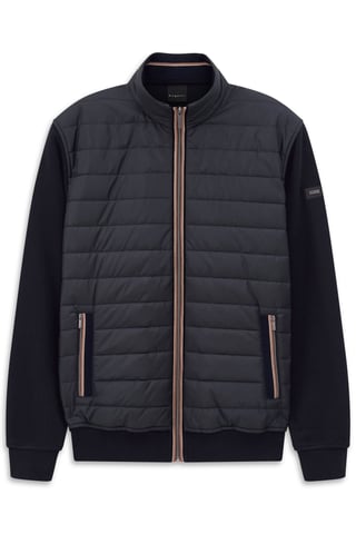Bugatti Herren Sweatjacke mit gesteppter Front