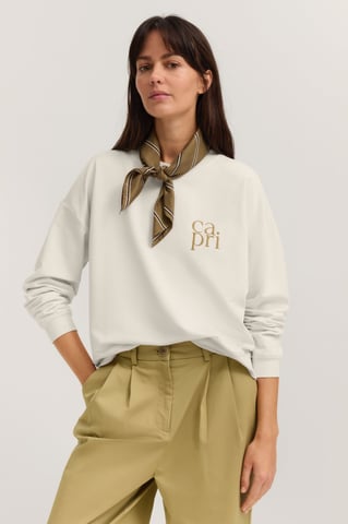 Bugatti Damen Sweatshirt aus elastischer Baumwollqualität