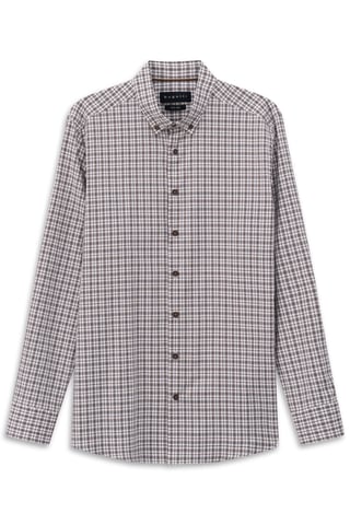 Bugatti Herren Hemd mit Button-Down-Kragen