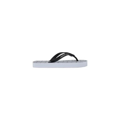 Armani Exchange White Rubber Flip-Flop Sandals