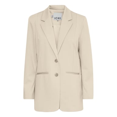 ICHI Beige Gerecycled Polyester Blazer