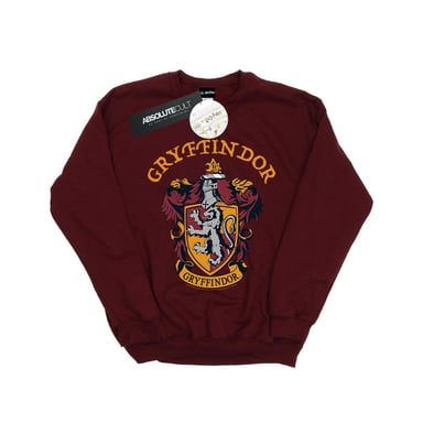 Harry Potter Womens/Ladies Gryffindor Crest Sweatshirt (Burgundy)