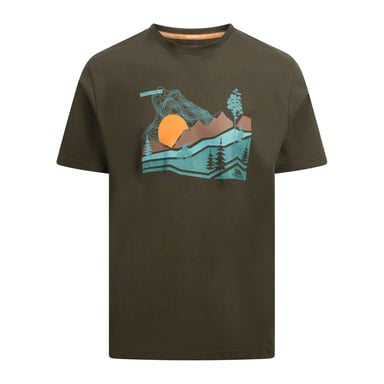 Trespass Heren Murray Sneldrogend T-shirt (Donkere wijnstok)
