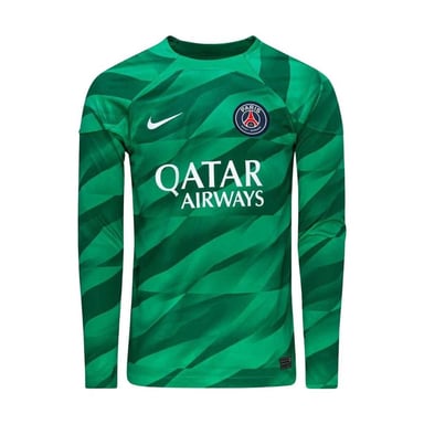 Nike Mens Paris Saint Germain FC Long-Sleeved Goalkeeper Jersey (Green)