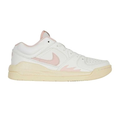 Nike Womens/Ladies Jordan Stadium 90 Leather Trainers (White/Pink)