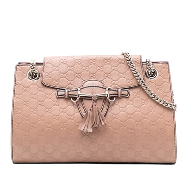 Pre-owned Large Guccissima Emily Shoulder Bag
