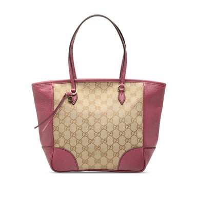 Begagnad Gg Canvas Bree Tote
