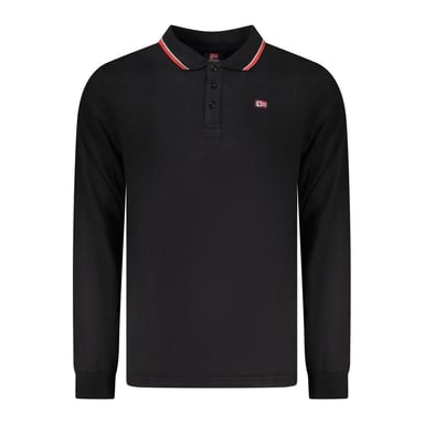 Norway 1963 Black Cotton Men Polo Shirt