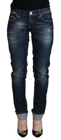 Skinny Jeans Distressed Detail