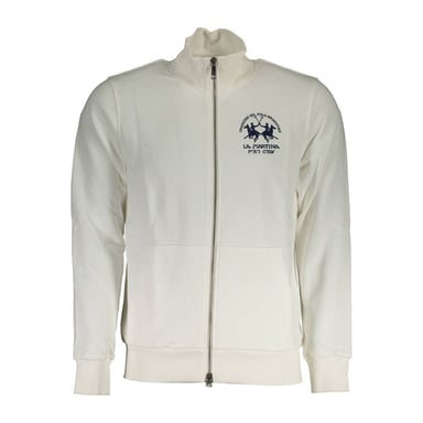 La Martina Bianco Cotton Mens Sweatshirt