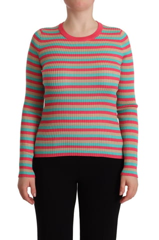 Dolce Gabbana Tsh7618 Ribbed Knit Top