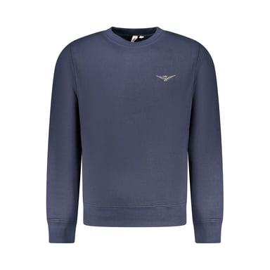 Accademia Militare  Blu Cotton Men Sweatshirt