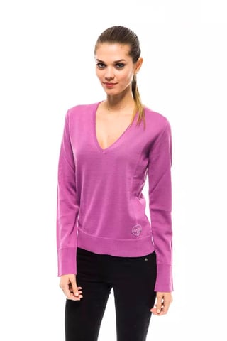 Vneck Knit Sweater Mo14222