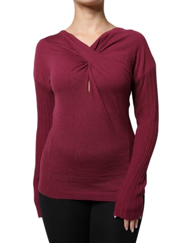 Twistneck Knit Sweater