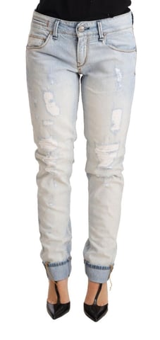 Acht Distressed Jeans Straight Leg