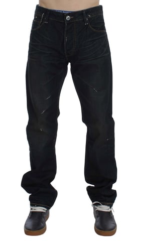Straight Leg Dark Wash Jeans